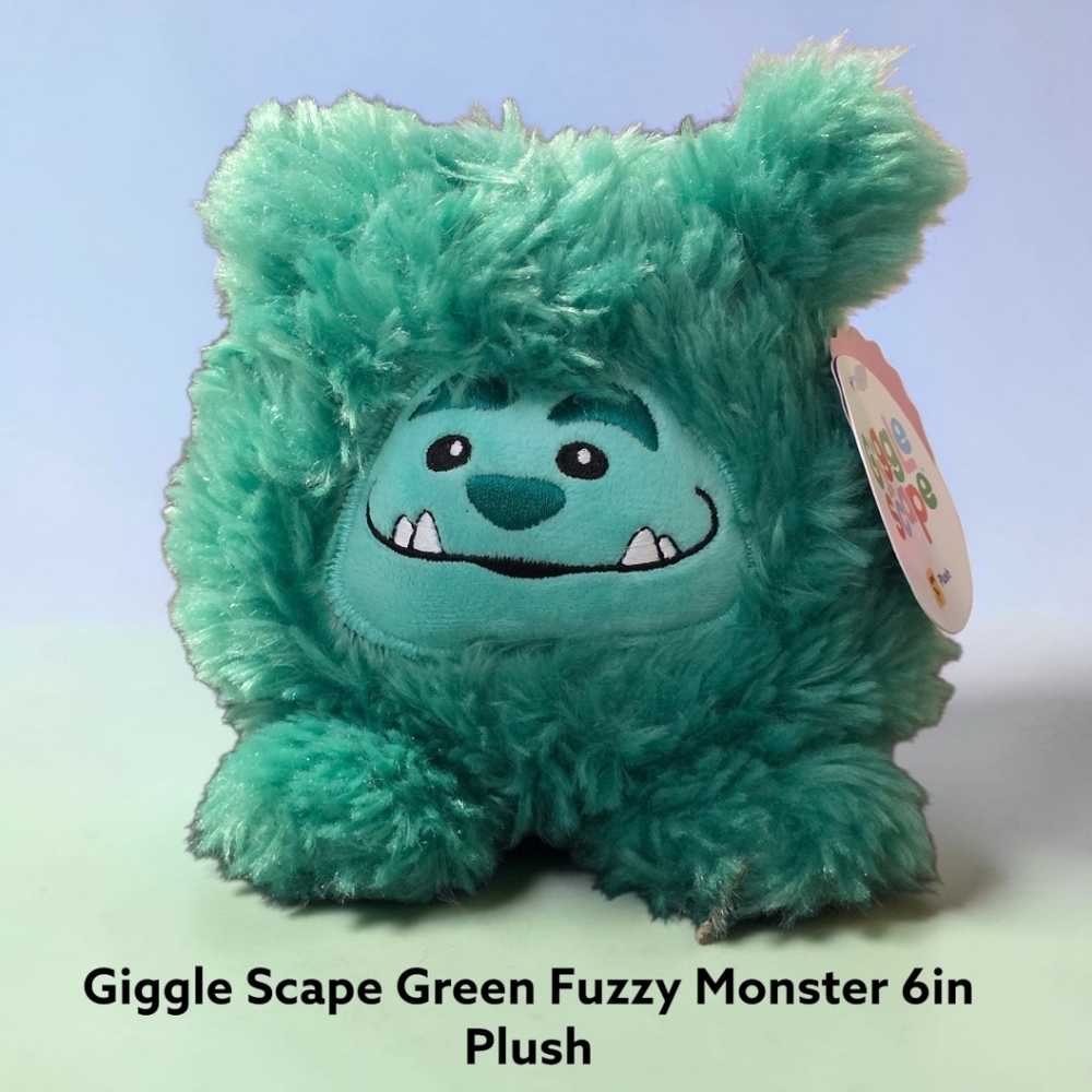 Giggle Scape Plush 6" Green Monster